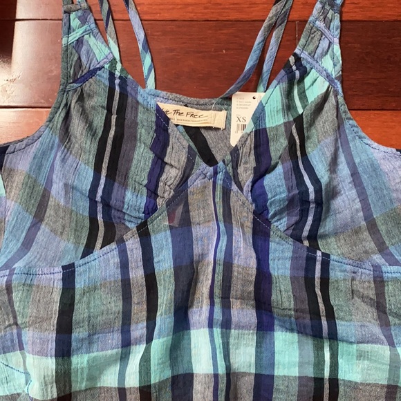 We the Free Plaid Tank - Picture 3 of 6